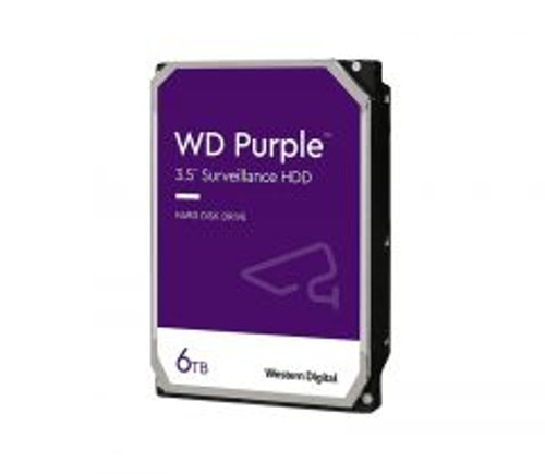 WD62PURZ - Western Digital Purple 6TB 5640RPM SATA 6Gb/s 3.5-inch Surveillance Hard Drive