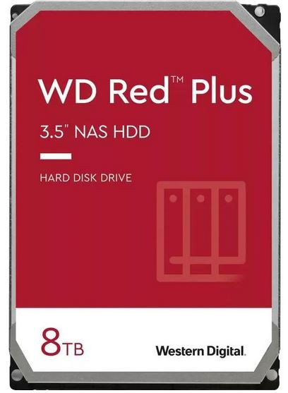 WD WD80EFZZ Red Plus 8TB NAS Hard Drive