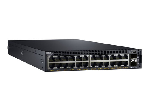 X1026P - Dell Networking X1026 24-Ports SFP 10/100/1000Base-T PoE Manageable Layer 2 Rack-Mountable Gigabit Ethernet Switch