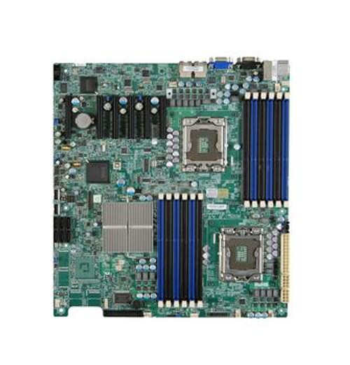 X8DTE SuperMicro Server Motherboard Intel 5520 Chipset Socket B LGA-1366 Extended-ATX 2 x Processor Support 96GB DDR3 SDRAM Maximum RAM Floppy Control