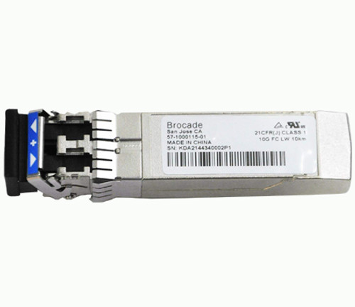 XBR-000217 - Brocade 10Gbps 10GBase-LR Fibre Channel Single-mode Fiber 10km 1310nm Duplex LC Connector SFP+ Transceiver Module