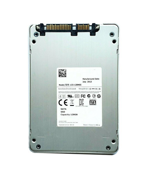 Dell 128GB MLC SATA 6Gb/s 2.5 SSD - 072C1H - Compatible with servers