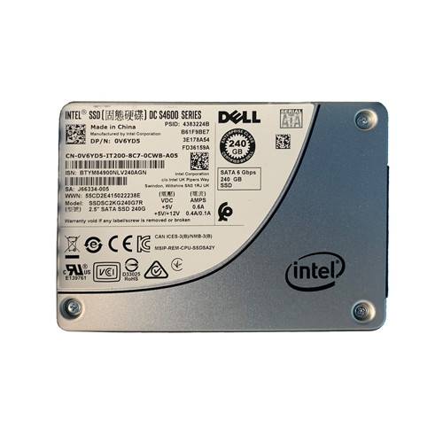 Dell 240GB TLC SATA 6Gb/s Mix Use 2.5 SSD for ProLiant DL360p Gen8 Servers