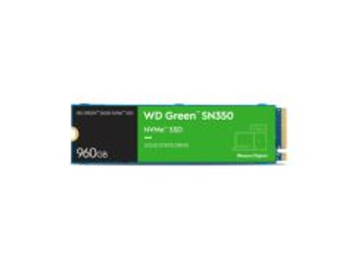 WDS960G2G0C - Western Digital Green SN350 960GB Triple-Level-Cell PCI Express NVMe M.2 2280 Solid State Drive