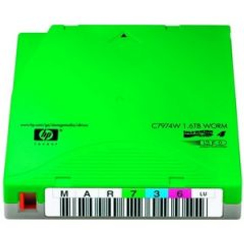 C7974WL - HP 1.6TB LTO-4 Ultrium WORM Custom Label 20 Cartridge Pack