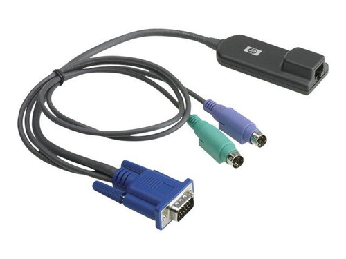 Compaq 286597-001 KVM Cable RJ-45 to PS/2 VGA Male Adapter