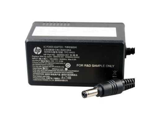 660579-001 - HP 12V DC Auto-sensing AC Power Adapter