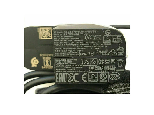 860210-850 - HP 45-Watts AC Power Adapter for Spectre X360 13-W033TU