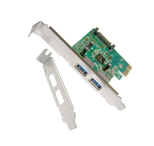 608151-001 - HP 2-Port USB 3.0 PCIe 2.0 x1 Low-Profile Network Card