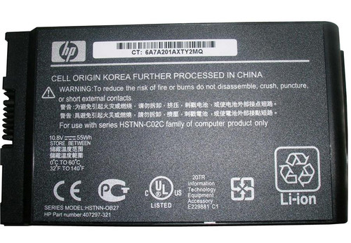 HSTNN-OB27 - HP 6-Cell 10.8V 5100mAh 58Wh Lithium-Ion Notebook Battery
