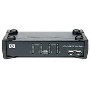 371301-031 - HP 1x4 USB PS2 KVM Tabletop Switch Console Unit