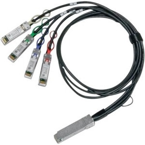 MCP7F00-A002R30N - Nvidia 100GbE QSFP28 to 4x25GbE SFP28 2m DAC Cable