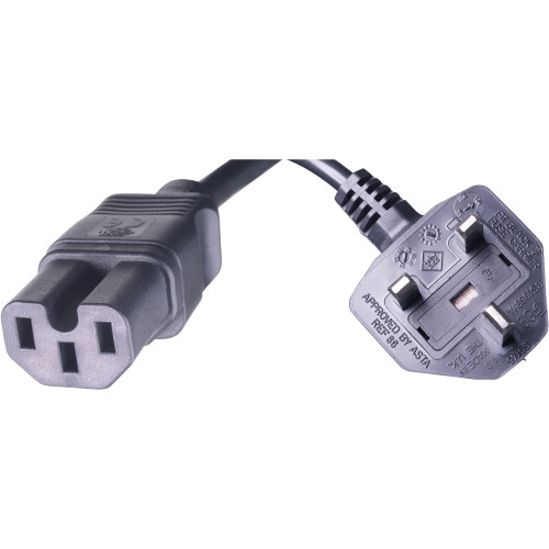 J9942A - HP 2.5m C15 to BS 1363/A Power Cord Cable