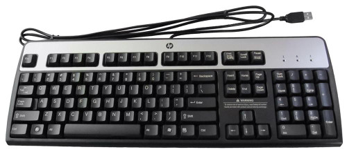 537746-001 - HP USB Wired Keyboard Black US Layout