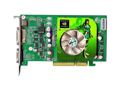 SA6600G-A1128D-CC9D - Nvidia 128MB DVI VGA S-Video AGP Graphics Card