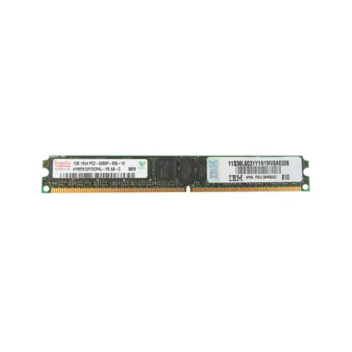 39M5864 - IBM 1GB DDR2-667MHz PC2-5300 ECC Registered CL5 240-Pin DIMM 1.8V Dual Rank Memory Module