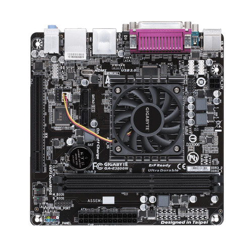 GA-E3800N - Gigabyte Technology AMD E2-3800 DDR3 2x SATA Mini-ITX Motherboard
