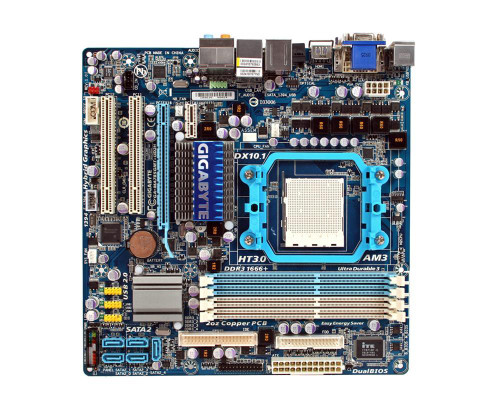MA785GMT-UD2H - Gigabyte Technology AMD 785G ATX AM3 Socket Motherboard
