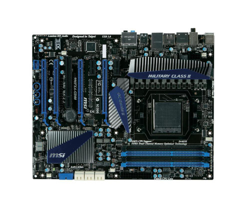 7640-050R - MSI Socket AM3+ AMD 990FX DDR3 Motherboard