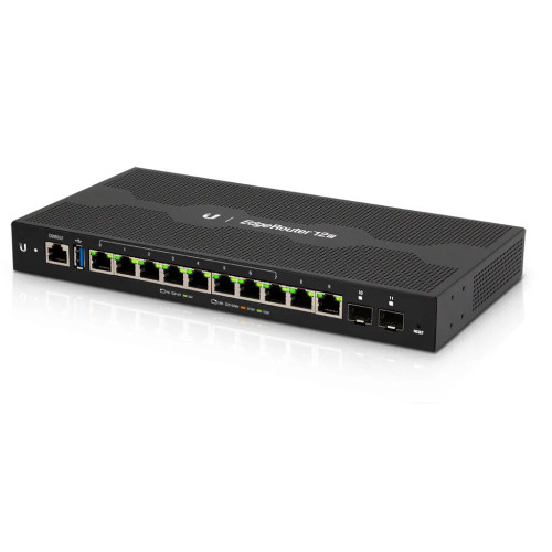 ER-12P - Ubiquiti Networks 10-Port Gigabit 2-Port SFP Router
