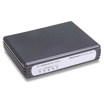 JD853A - HP 5-Port Fast Ethernet Layer 2 Network Switch