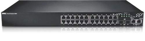 210-19768 - Dell 24-Port PoE 10/100 2x SFP Network Switch