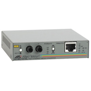 AT-MC101XL-60 - Allied Telesis 100TX to 100FX 2KM Fast Ethernet Media Converter