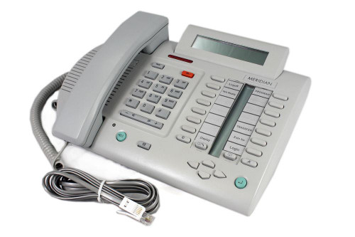 M3820 - Nortel BTS Light Grey Office Phone Telecom Handset