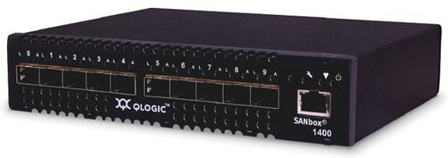 SB1404-10A - QLogic 10-Port SFP 4Gbps Fibre Channel Switch
