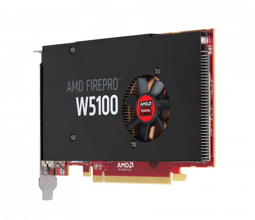 0W2C47 - Dell AMD FirePro W5100 Quad Port 4GB Video Graphics Card