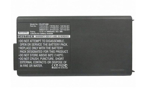 176780-001 - HP 8-Cell 14.8V 65WHR 4400mAh Li-Ion Laptop Battery