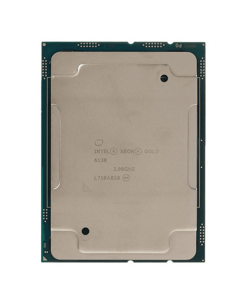 3GG99AV - HP Xeon Gold 6138 20-Core 2.00GHz LGA3647 Processor