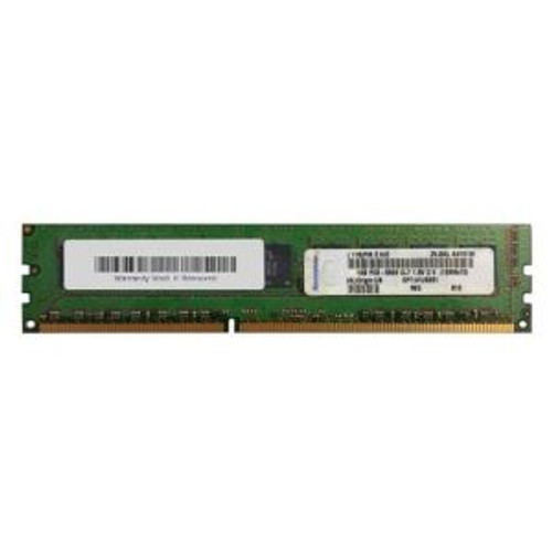 41U5251 - IBM 1GB 1066MHz DDR3 PC3-8500 Unbuffered ECC CL7 240-Pin DIMM Single Rank Memory