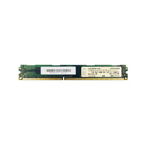 44T1495 - IBM 1GB DDR3-1333MHz PC3-10600 ECC Registered CL9 240-Pin DIMM 1.35V Low Voltage Single Rank Very Low Profile VLP Memory Module