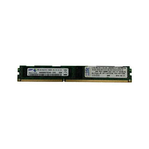 44T1596 - IBM 4GB DDR3-1333MHz PC3-10600 ECC Registered CL9 240-Pin DIMM 1.35V Low Voltage Dual Rank Very Low Profile VLP Memory Module