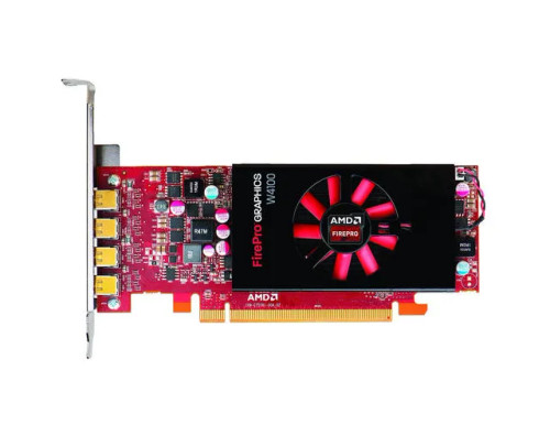 490-BCIY - Dell AMD FirePro W4100 2GB GDDR5 Graphics Card