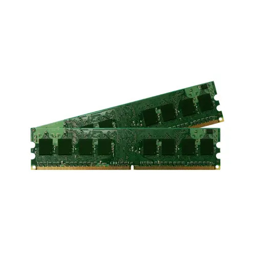 497763-S21 - HP 2GB Kit 2 X 1GB DDR2-800MHz PC2-6400 ECC Registered CL6 240-Pin DIMM 1.8V Dual Rank Memory