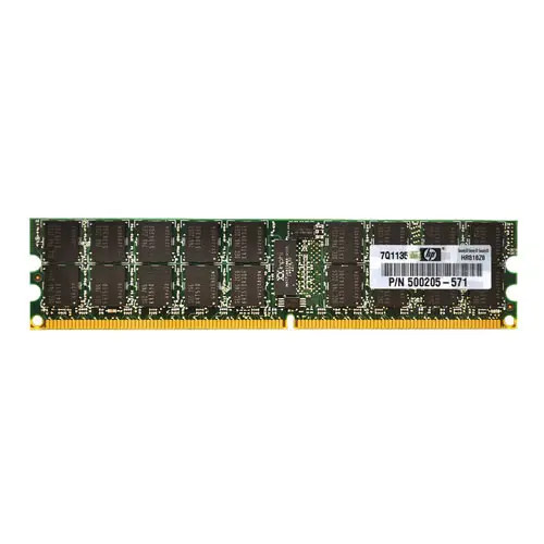 500205-571 - HP 8GB DDR3-1333MHz PC3-10600 ECC Registered 240-Pin Memory