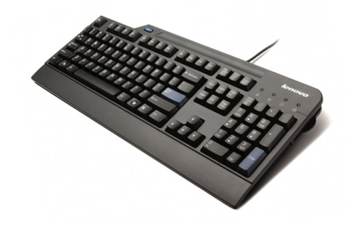 IBM Lenovo French Canadian USB Keyboard with Smartcard, compatible with smartcard readers, ideal for secure data entry