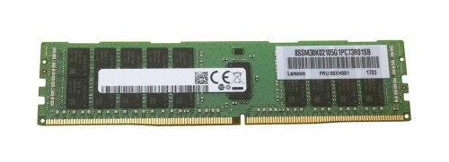 00XH001 - Lenovo 16GB PC4-19200 DDR4-2400MHz Registered ECC CL17 288-Pin DIMM 1.2V Dual Rank Memory Module