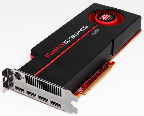 608531-001 - HP FirePro V8800 2GB GDDR5 PCIe x16 Graphics Card