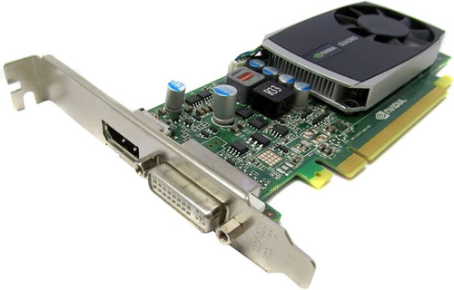 616074-001 - HP Nvidia Quadro 600 1GB DDR3 PCIe Graphics Card