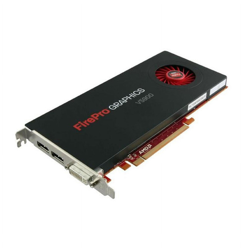 654595-001 - HP FirePro V5900 2GB PCIe 2.1 x16 Graphics Card