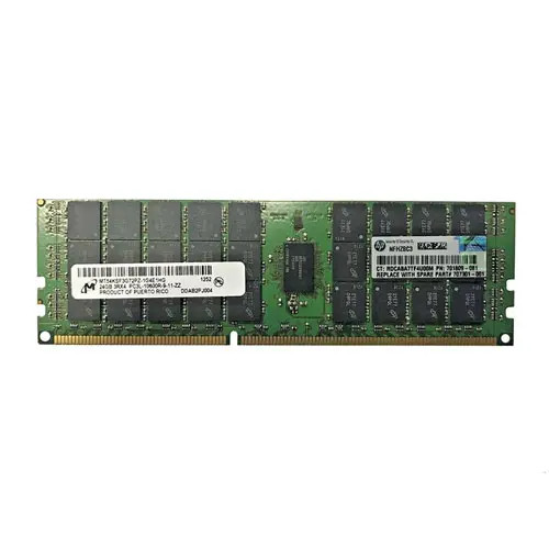 701809-081 - HP 24GB DDR3-1333 PC3-10600 ECC Registered Memory Module