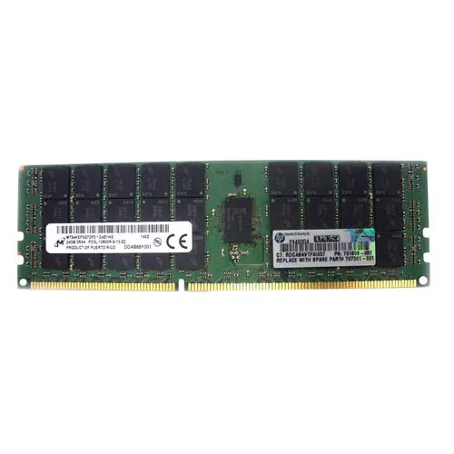 707301-001 - HP 24GB DDR3-1333MHz PC3-10600 ECC Registered 240-Pin Memory