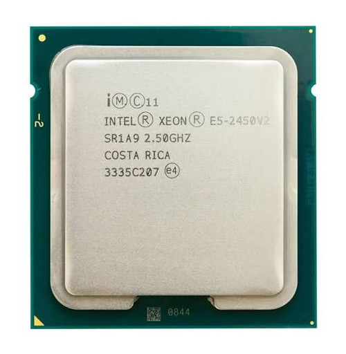 708491-B21 - HP Intel Xeon 8-Core E5-2450v2 2.5GHz 20MB L3 Cache 8GT/s QPI Socket FCLGA-1356 22nm 95w Processor Kit for DL360e Gen8 Server