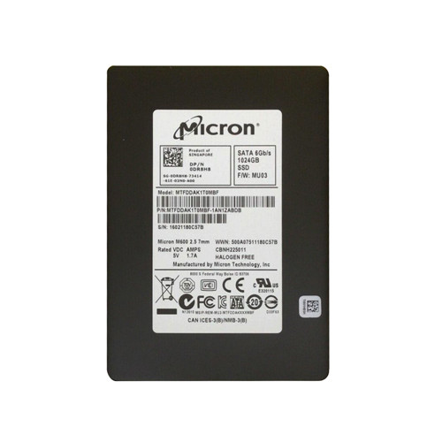 0DR8H8 - Dell 1TB SATA 6Gb/s 2.5" SSD