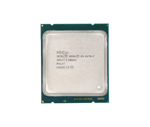 721401-B21 - HP Xeon E5-2670V2 2.50GHz 10-Core FCLGA2011 Processor