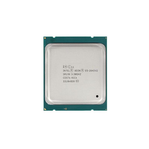 722304-B21 - HP 3.50GHz 8.0GT/s QPI 25MB L3 Cache Socket LGA2011 Intel Xeon E5-2643V2 12-Core Processor