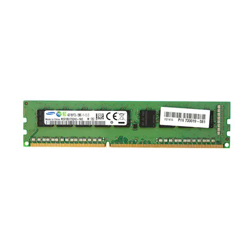 733019-581 - HP 4GB DDR3-1600 PC3-12800 ECC Unbuffered Memory Module